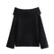 Women Fashion Solid off Shoulder Sweater Long Sleeve Knitted Pullover Sweater Autumn Female Casual Knitwear Chic Top